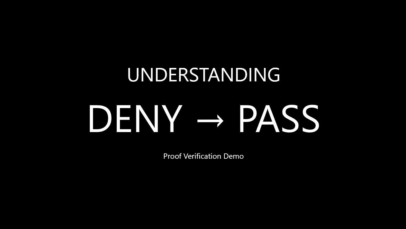 Trustify Demo: Understanding DENY and PASS video thumbnail